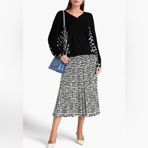 Diane Von‎ Furstenberg Mia Jersey Geode Top